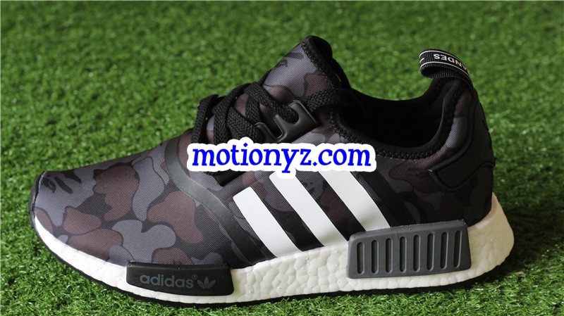 Best Version Adidas NMD R1 Bape Camo Black